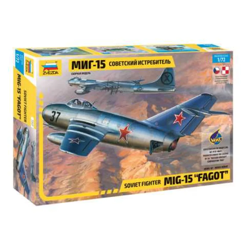 Zvezda Model Kit lietadlo 7317 - MIG-15 "Fagot" (1:72)