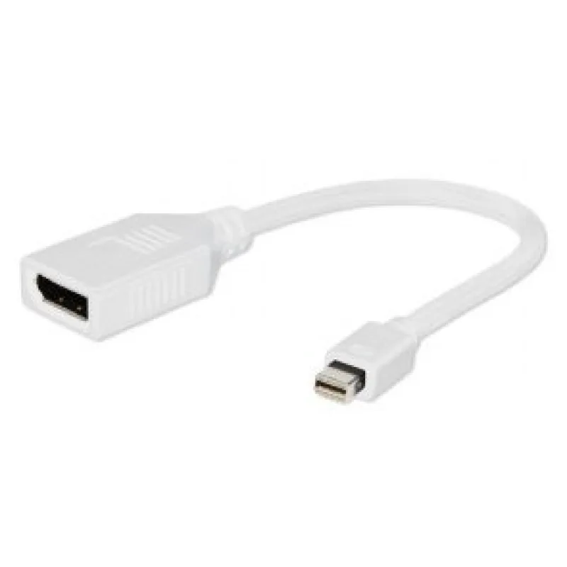 Kábel CABLEXPERT red. Displayport na miniDisplayport, F/M, biela