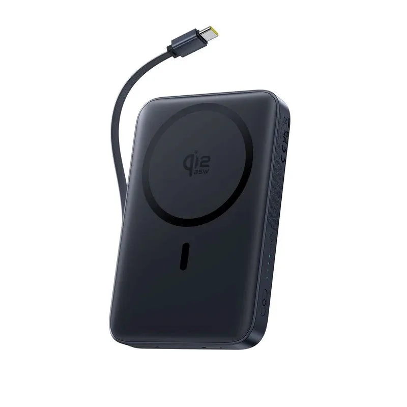 NONAME Baseus PicoGo AM61 Qi2.2 45W Magnetická Powerbanka 10000mAh Cosmic Black 6953156210929