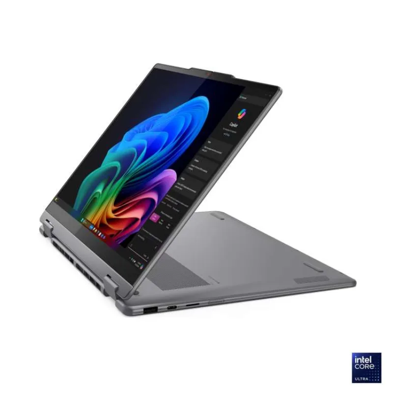 Lenovo YOGA 7 2-in-1 Ultra7 256V/16GB/512GB SSD/14"/WUXGA/OLED/Touch/60Hz/až 600nitů/Pero/3r OnSite/bezADPT/bez OS/šedá (83JQ00KDCK)