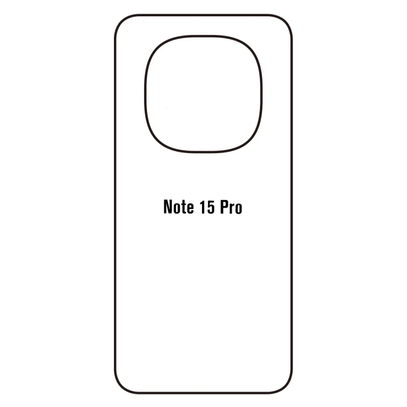 Sunshine Xiaomi Redmi Note 15 Pro Zadná Hydrogél ochranná fólia Strih: Zadná časť 1, Typ fólie: Číra