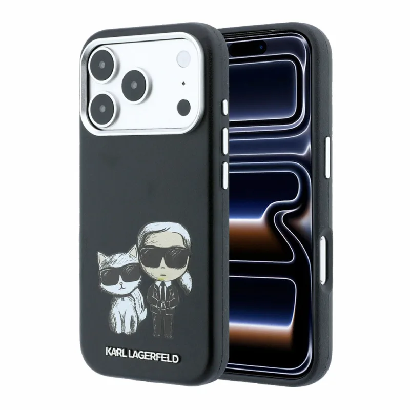 Karl Lagerfeld PU Semi Wrap Smooth Sketch Bodies Magsafe kryt iPhone 18…