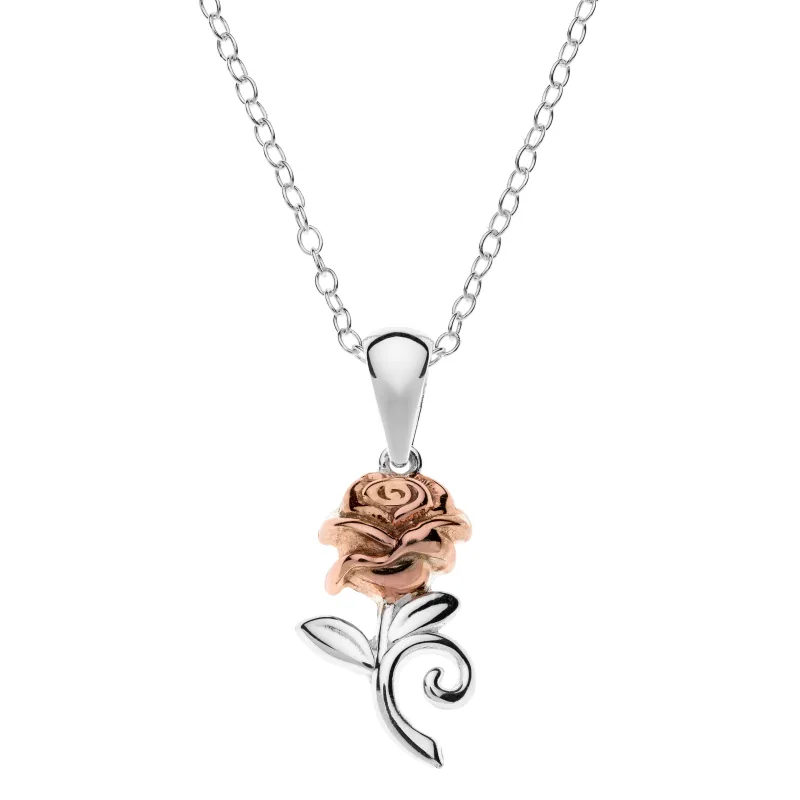 Disney detský náhrdelník rose Princess strieborný CS00004TL-P.CS