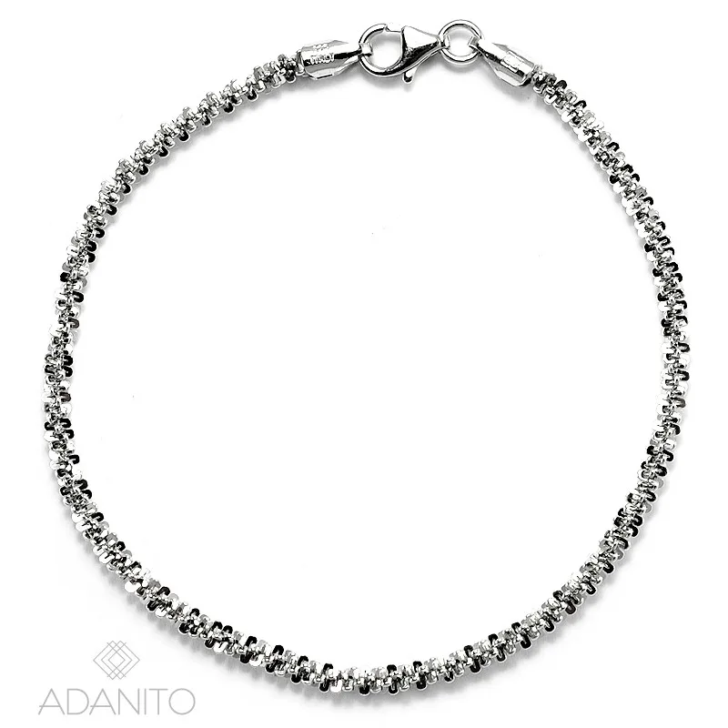 Strieborný náramok ADANITO SSNK026719, 20 cm