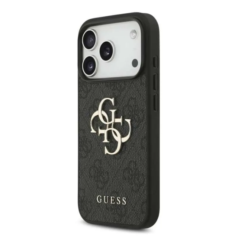 Guess PU 4G Metal Logo kryt iPhone 18 Pro šedá (57983131370)