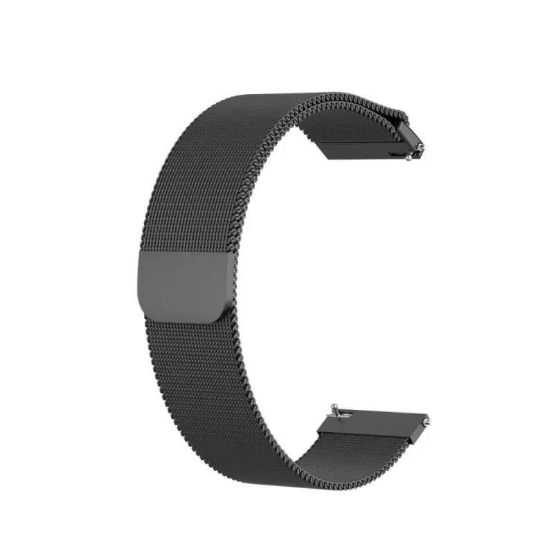 Milánský tah rychloupínací pro Garmin 18mm - černý ESES 1530002845