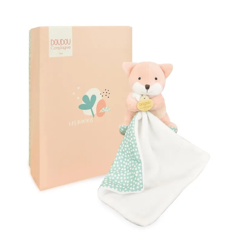 Doudou et Compagnie Paris Doudou Plyšová líška s dečkou 11 cm