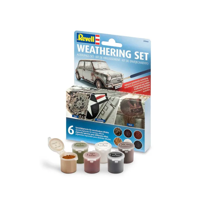 Revell Weathering Set 39066 - sada pigmentov (6 druhov)