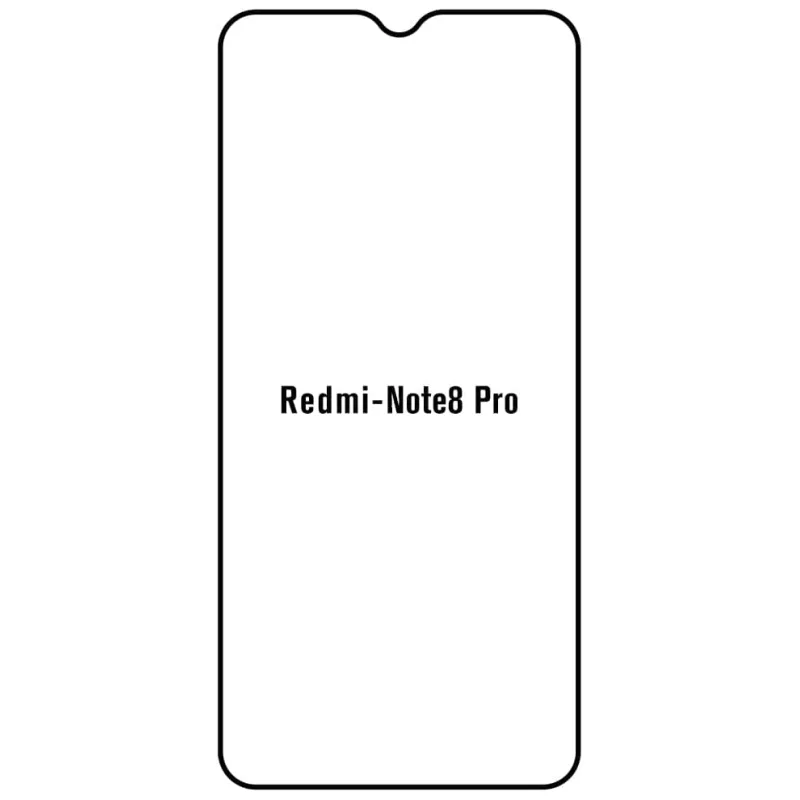 Sunshine Xiaomi Redmi Note 8 Pro Predná Hydrogél ochranná fólia Strih: Predná 1, Typ fólie: Anti-Spy (Privacy)