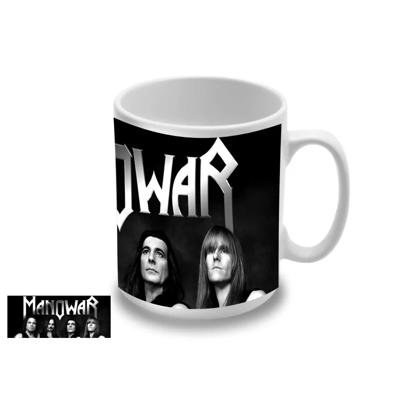 Manowar - Band and Logo (hrnček)