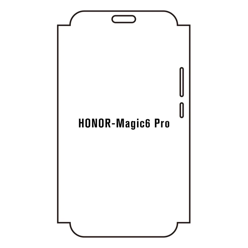 Sunshine Honor Magic6 Pro Predná Hydrogél ochranná fólia Strih: Predná časť a rám, Typ fólie: Proti modrému svetlu