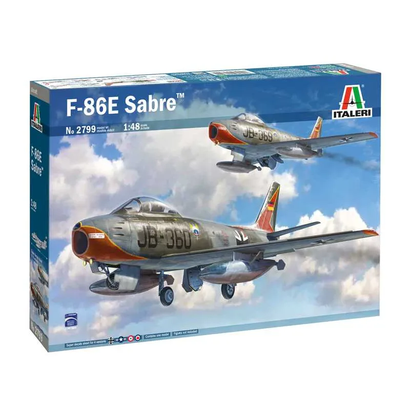 Italeri Model Kit lietadlo 2799 - F-86E “Sabre” (1:48)