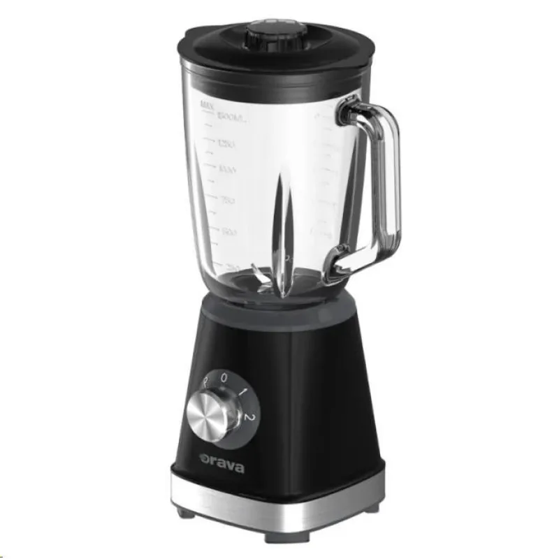 Orava Smoothie mixér, 500 W, 1, 5l skleněná nádoba, nerezový 4…