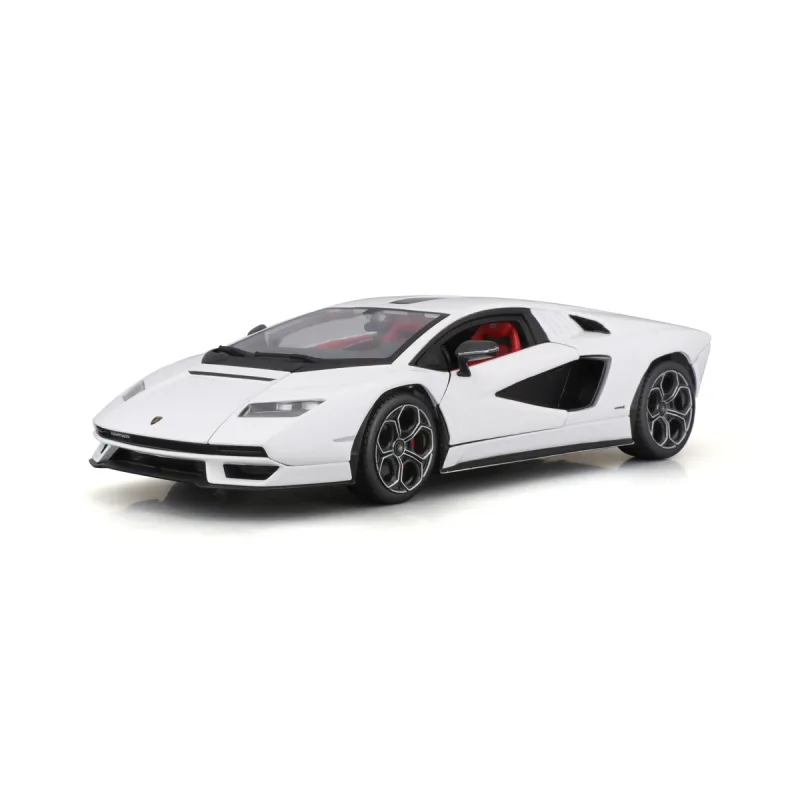 Bburago - Autá HOBBY, Lamborghini Countach LPI 800-4, biela, 1:24