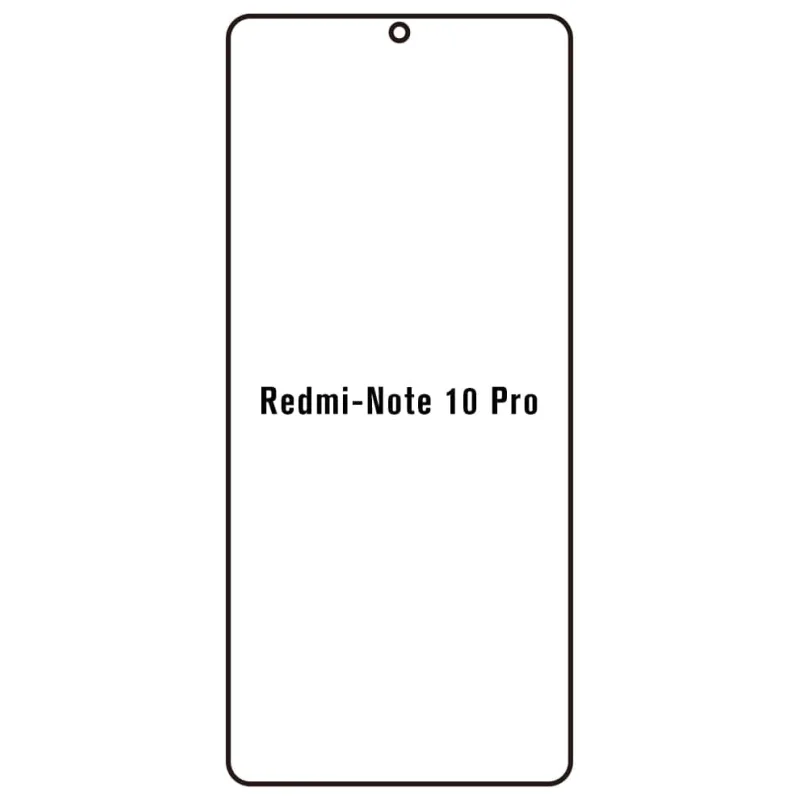 Sunshine Xiaomi Redmi Note 10 Pro Predná Hydrogél ochranná fólia Strih: Predná 1, Typ fólie: Proti modrému svetlu