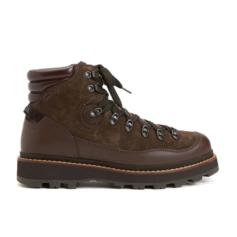 Moncler Peka Hiking Boot Brown Suede - 45