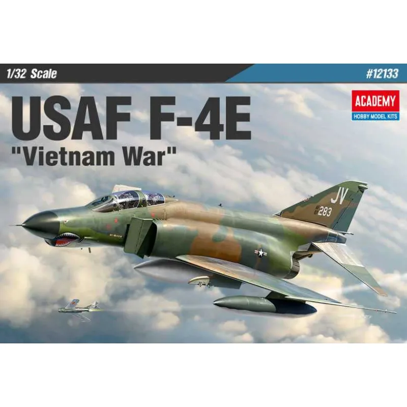 Academy Model Kit lietadlo 12133 - USAF F-4E "Vietnam War" (1:32)