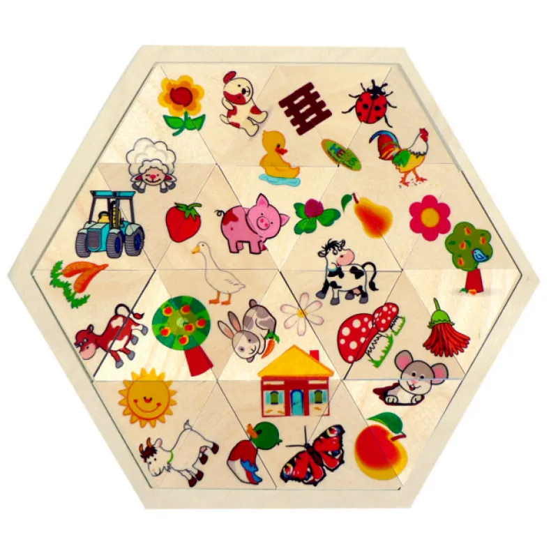 Hess Hess Puzzle mozaika Farma 24 ks