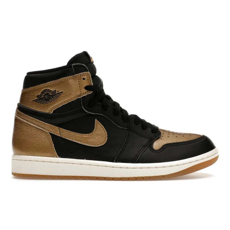 Jordan 1 Retro High OG Black Metallic Gold - 40.5