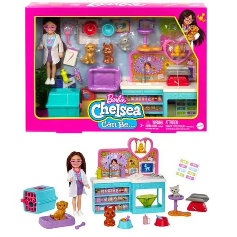 Barbie Chelsea veterinárka herný set