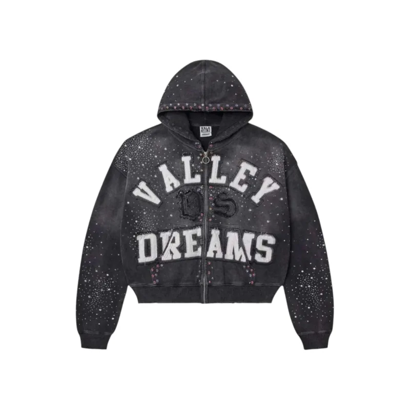 Vale Forever Classico Zip Up Hoodie Black - XL