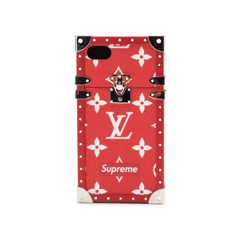 Louis Vuitton Supreme iPhone 7 Case Eye Trunk Red - OS