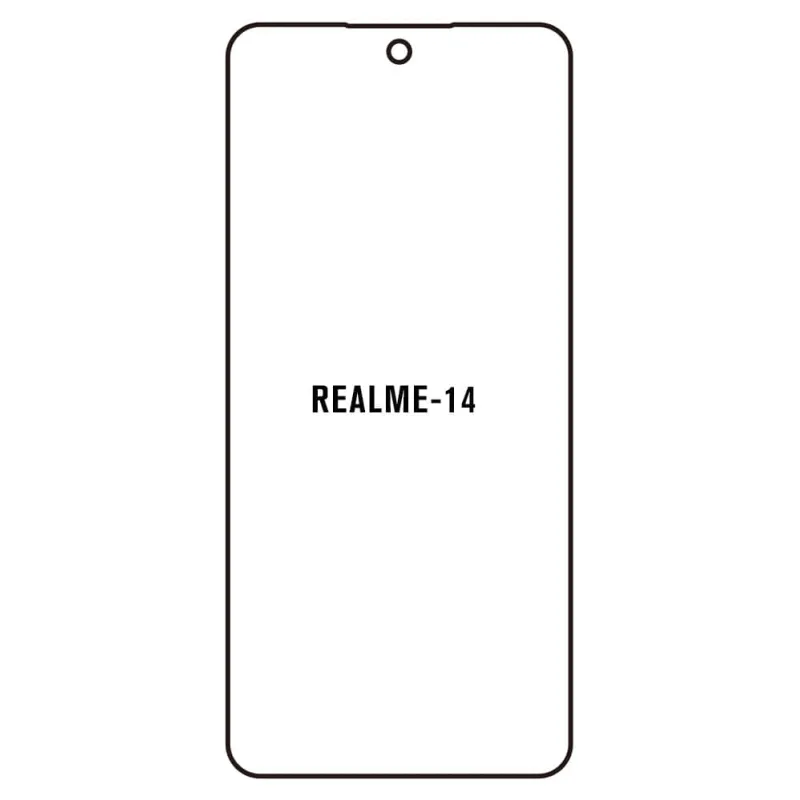 Sunshine Realme 14 5G Predná Hydrogél ochranná fólia Strih: Predná 2, Typ fólie: Číra