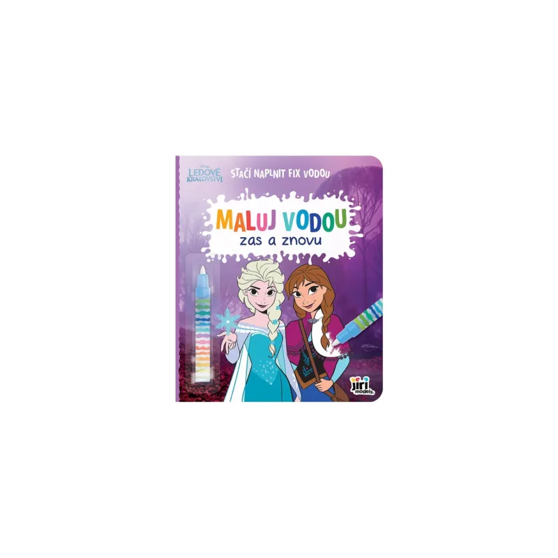 Jiri Models Knížka Maluj vodou zas a znovu Ledové království/Frozen
