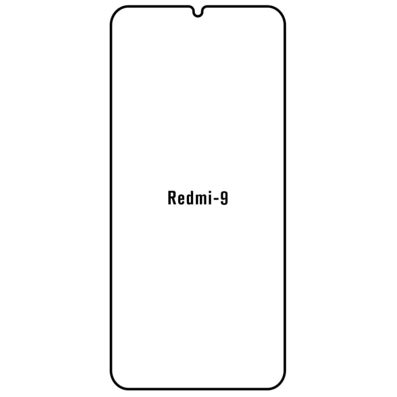 Sunshine Xiaomi Redmi 9 Predná Hydrogél ochranná fólia Strih: Kompatibilná s krytom, Typ fólie: Proti modrému svetlu