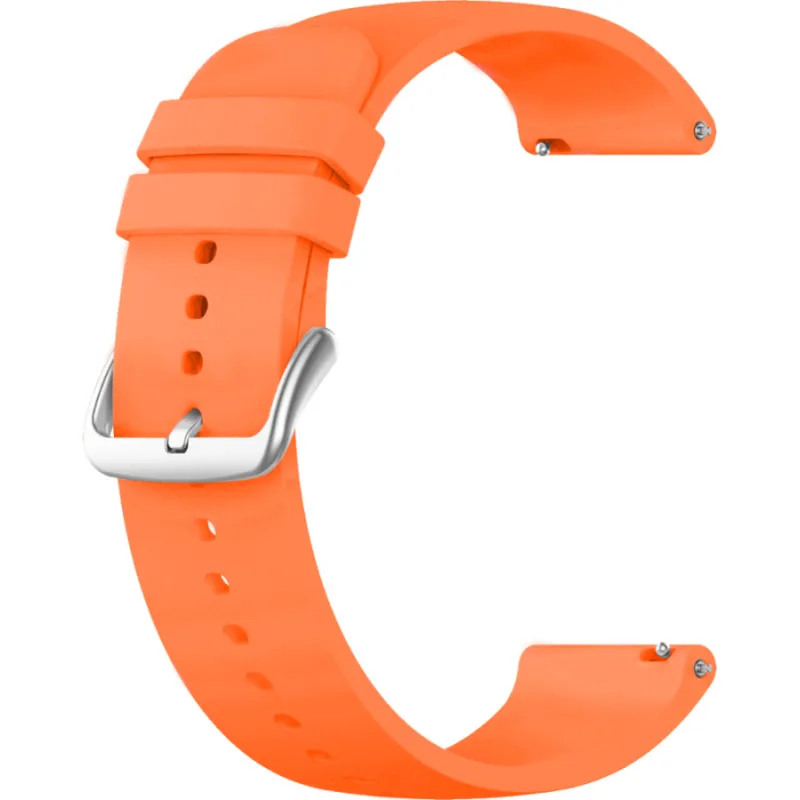 Silikónový remienok na hodinky 20 mm oranžový LAVVU LS00O20