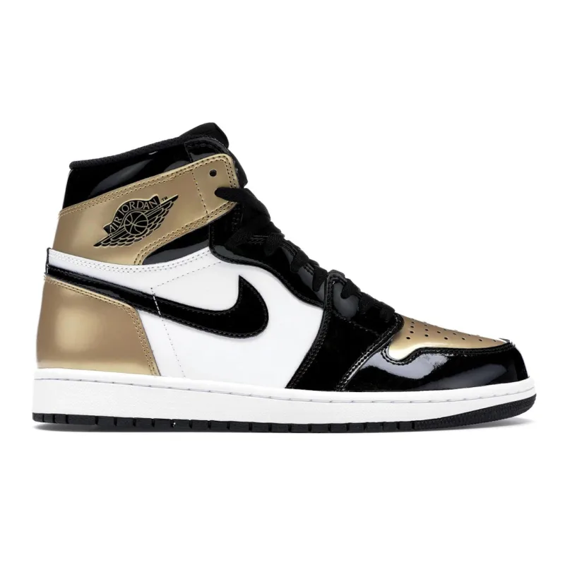 Jordan 1 Retro High NRG Patent Gold Toe - 42.5