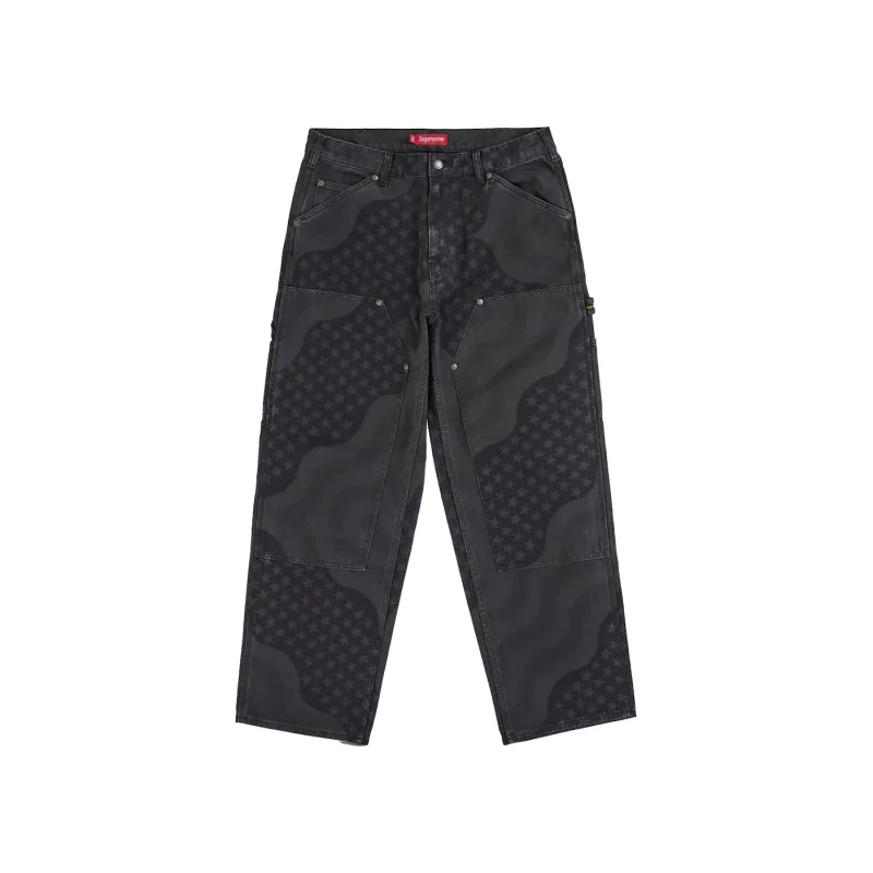 Supreme Flag Double Knee Painter Pant Black - M