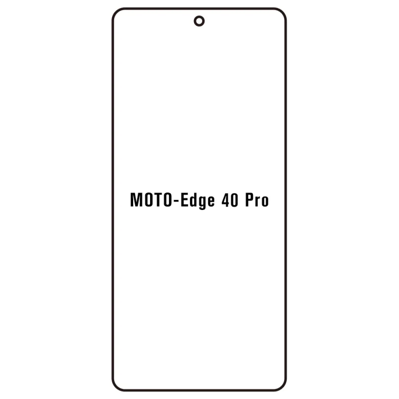 Sunshine Motorola Edge 40 Pro Predná Hydrogél ochranná fólia Strih: Kompatibilná s krytom, Typ fólie: Anti-Spy (Privacy)