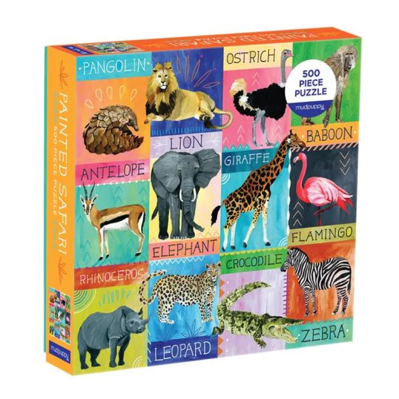 Mudpuppy Mudpuppy Puzzle Safari koláž 500 dielikov