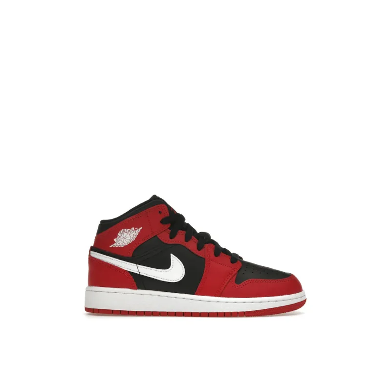 Jordan 1 Mid Gym Red Black White (GS) - 38.5
