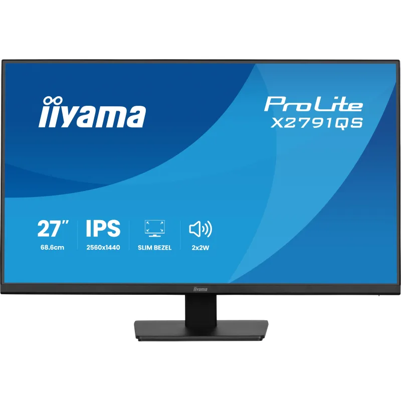 27" iiyama X2791QS-B1:IPS,QHD,HDMI,DP X2791QS-B1