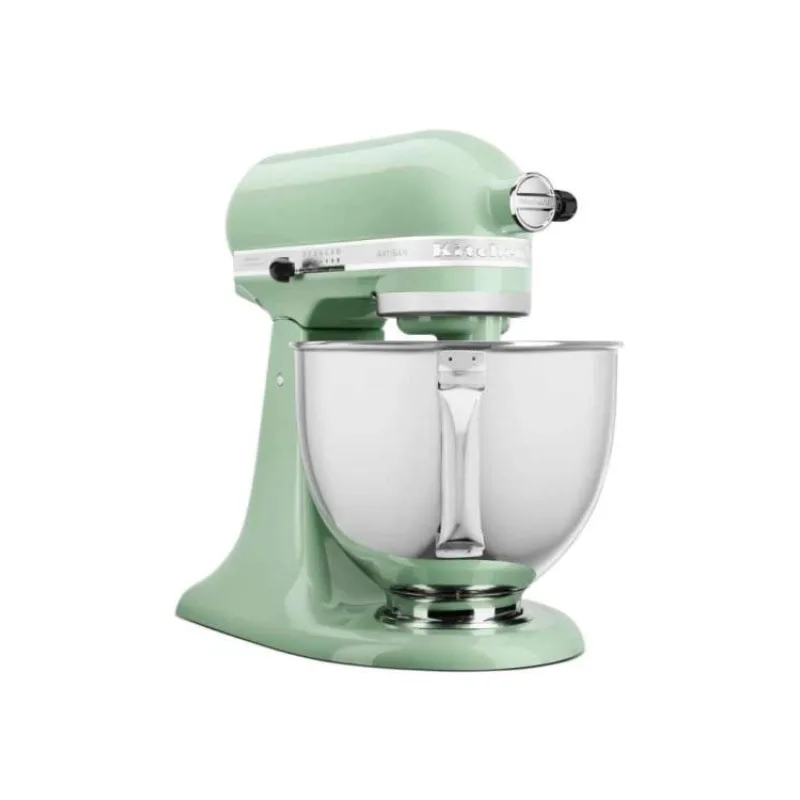 KitchenAid Artisan 5KSM125EPT Kuchyňský robot - 10 rychlostí, planetární systém, celokovová konstrukce, pistáciová (5KSM125EPT)