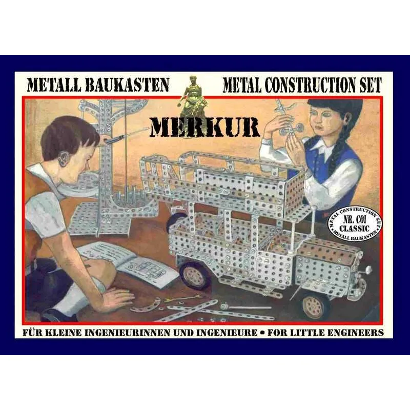 MERKUR - Stavebnice MERKUR - Stavebnica Merkur Classic C01, 929 dielov
