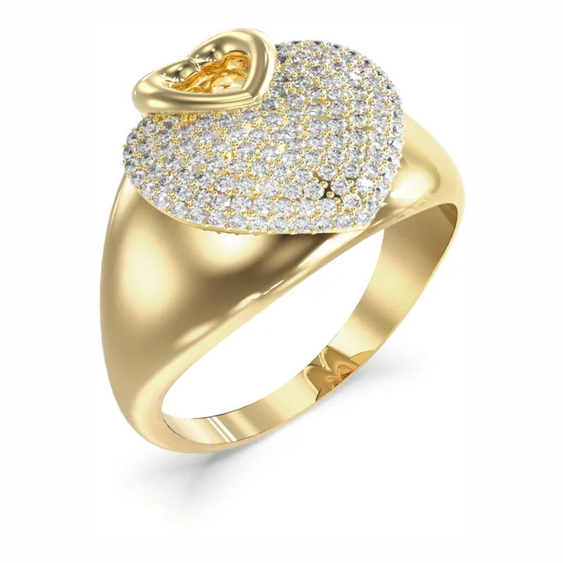Dámsky Prsteň GUESS pre JUBR05215JWY (54)