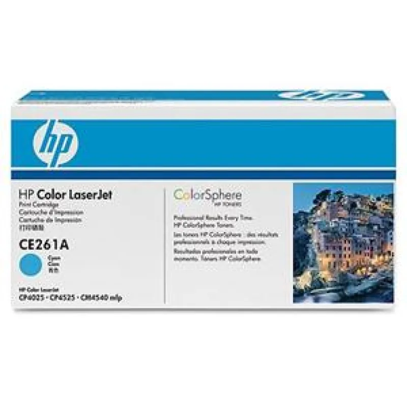 HP tisková kazeta azurová, CE261A CE261A