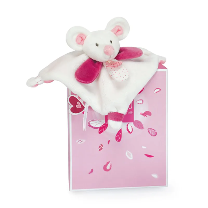 Doudou et Compagnie Paris Doudou Darčeková sada - Plyšová mini hračka muchláčik 20 cm