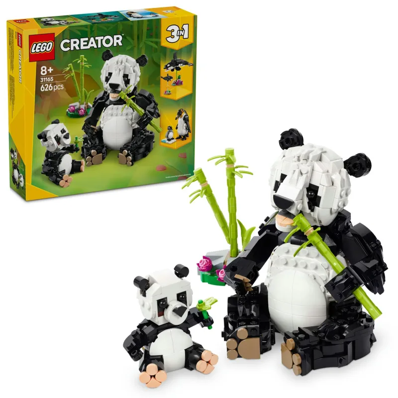 Lego Divoké zvieratá: Pandia rodinka
