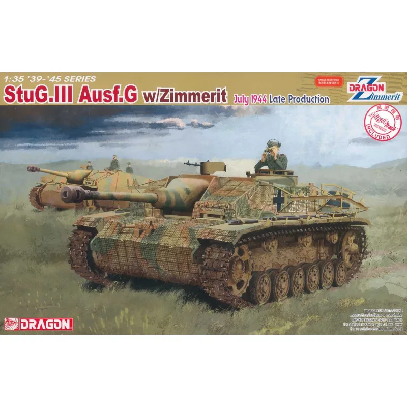 Dragon Model Kit military 6633 - StuG.III Ausf.G LATE PRODUCTION w/Zimmerit (1:35)