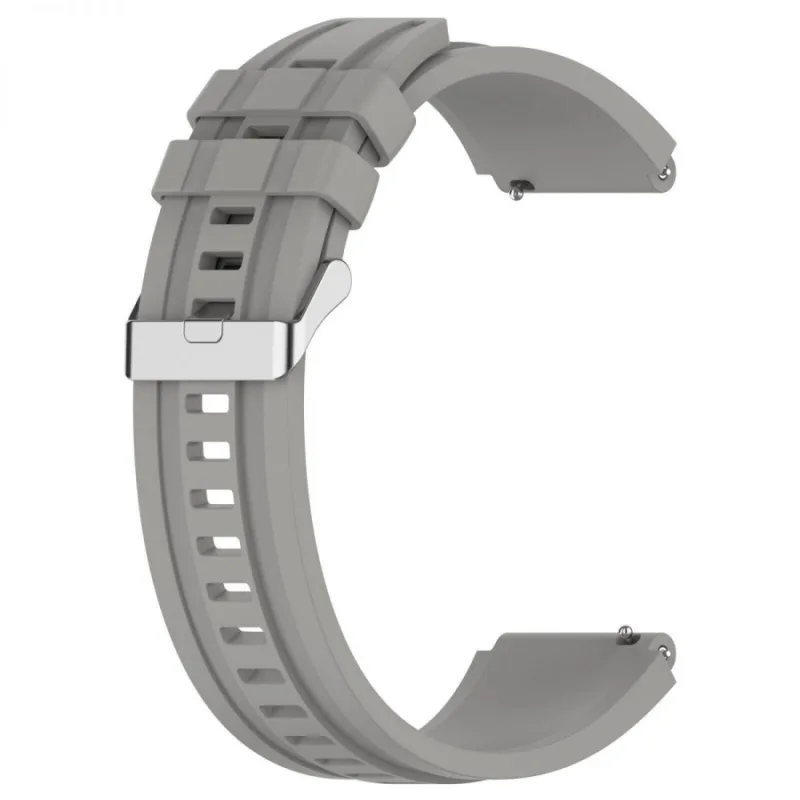 Extra prodloužený silikonový řemínek - Šedý, 22 mm ESES 1530004177