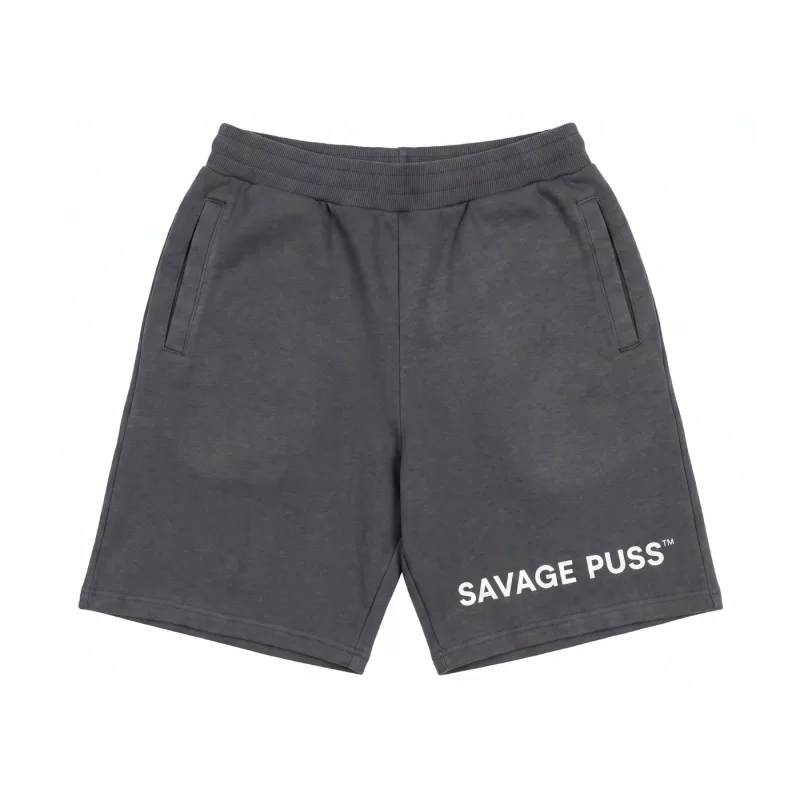 Savage Puss™ vintage black heavy shorts - S