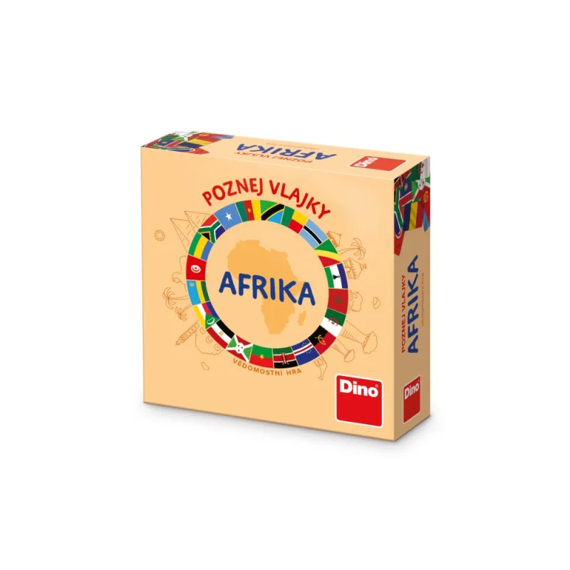 Dino SPOZNAJ VLAJKY AFRIKA Cestovná hra