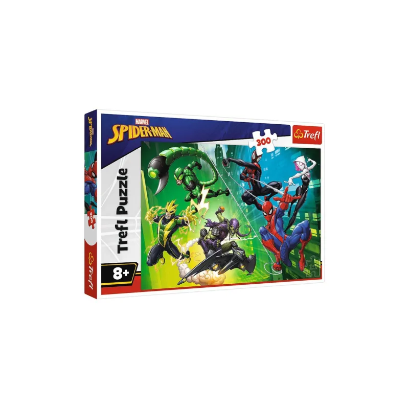 Trefl Puzzle Spiderman - V pavučine 300 dielikov 60x40cm v krabici 40x27x4,5cm