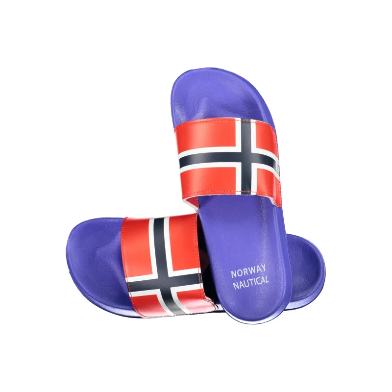 Pánske Šľapky NORWAY 1963 - Modrá Farba: Modrá, Veľkosť: 43