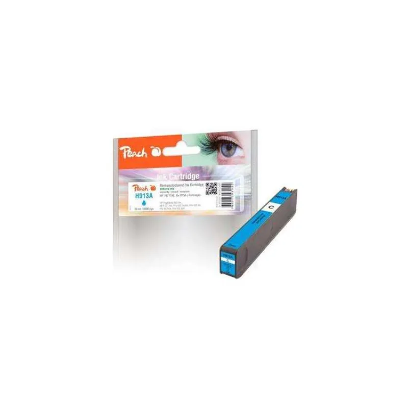 PEACH kompatibilní cartridge HP No. 913A, azurová, F6T77AE, 35ml (319963)