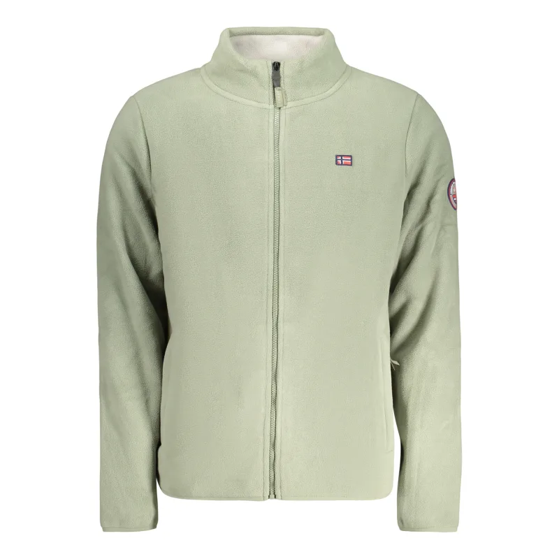 Pánska Mikina so zipsom NORWAY 1963 - Zelená Farba: Zelená, Veľkosť: 3XL